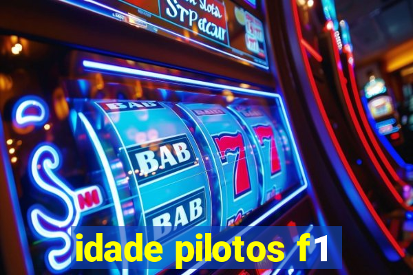 idade pilotos f1